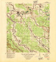 Bunkie Louisiana Historical topographic map, 1:62500 scale, 15 X 15 Minute, Year 1948