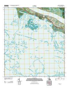 Buras Louisiana Historical topographic map, 1:24000 scale, 7.5 X 7.5 Minute, Year 2012