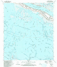 Buras Louisiana Historical topographic map, 1:24000 scale, 7.5 X 7.5 Minute, Year 1993