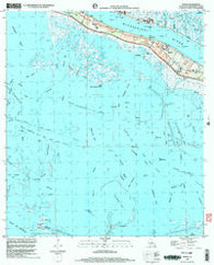 Buras Louisiana Historical topographic map, 1:24000 scale, 7.5 X 7.5 Minute, Year 1998