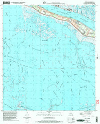 Buras Louisiana Historical topographic map, 1:24000 scale, 7.5 X 7.5 Minute, Year 1998