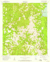 Burr Ferry Louisiana Historical topographic map, 1:24000 scale, 7.5 X 7.5 Minute, Year 1954