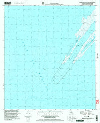 Burrwood Bayou West Louisiana Historical topographic map, 1:24000 scale, 7.5 X 7.5 Minute, Year 1998