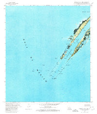 Burrwood Bayou West Louisiana Historical topographic map, 1:24000 scale, 7.5 X 7.5 Minute, Year 1971