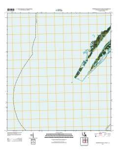 Burrwood Bayou West Louisiana Historical topographic map, 1:24000 scale, 7.5 X 7.5 Minute, Year 2012