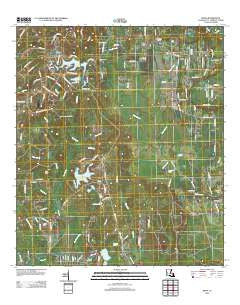 Bush Louisiana Historical topographic map, 1:24000 scale, 7.5 X 7.5 Minute, Year 2012
