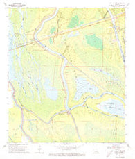 Butte La Rose Louisiana Historical topographic map, 1:24000 scale, 7.5 X 7.5 Minute, Year 1968