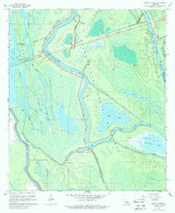 Butte La Rose Louisiana Historical topographic map, 1:24000 scale, 7.5 X 7.5 Minute, Year 1968