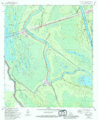 Butte La Rose Louisiana Historical topographic map, 1:24000 scale, 7.5 X 7.5 Minute, Year 1968