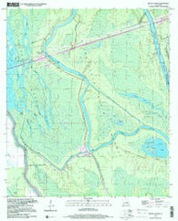 Butte La Rose Louisiana Historical topographic map, 1:24000 scale, 7.5 X 7.5 Minute, Year 1999