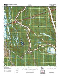Butte La Rose Louisiana Historical topographic map, 1:24000 scale, 7.5 X 7.5 Minute, Year 2012