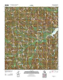 Cadeville Louisiana Historical topographic map, 1:24000 scale, 7.5 X 7.5 Minute, Year 2012