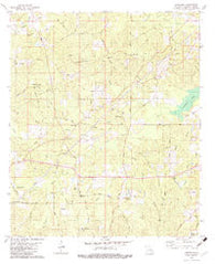 Cadeville Louisiana Historical topographic map, 1:24000 scale, 7.5 X 7.5 Minute, Year 1982