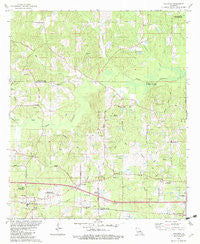 Calhoun Louisiana Historical topographic map, 1:24000 scale, 7.5 X 7.5 Minute, Year 1982