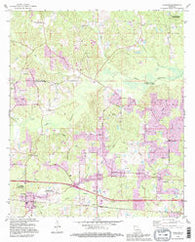 Calhoun Louisiana Historical topographic map, 1:24000 scale, 7.5 X 7.5 Minute, Year 1994