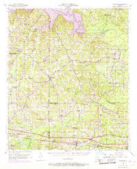 Calhoun Louisiana Historical topographic map, 1:62500 scale, 15 X 15 Minute, Year 1952