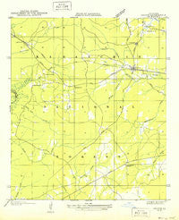 Calvin NE Louisiana Historical topographic map, 1:31680 scale, 7.5 X 7.5 Minute, Year 1949