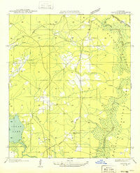 Calvin NW Louisiana Historical topographic map, 1:31680 scale, 7.5 X 7.5 Minute, Year 1949