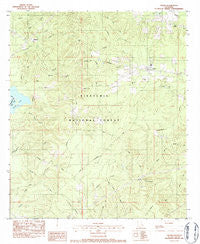 Calvin Louisiana Historical topographic map, 1:24000 scale, 7.5 X 7.5 Minute, Year 1983