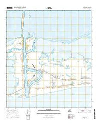 Cameron Louisiana Current topographic map, 1:24000 scale, 7.5 X 7.5 Minute, Year 2015