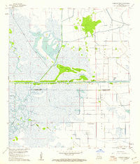 Cameron Farms Louisiana Historical topographic map, 1:24000 scale, 7.5 X 7.5 Minute, Year 1960