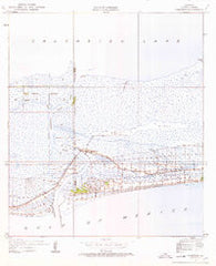 Cameron Louisiana Historical topographic map, 1:24000 scale, 7.5 X 7.5 Minute, Year 1934