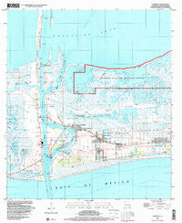 Cameron Louisiana Historical topographic map, 1:24000 scale, 7.5 X 7.5 Minute, Year 1998