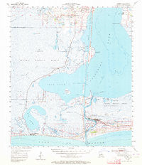 Cameron Louisiana Historical topographic map, 1:62500 scale, 15 X 15 Minute, Year 1955