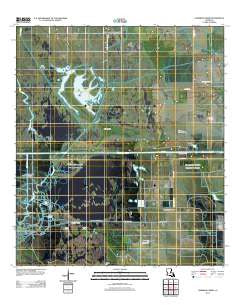 Cameron Farms Louisiana Historical topographic map, 1:24000 scale, 7.5 X 7.5 Minute, Year 2012