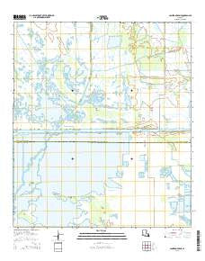 Cameron Farms Louisiana Current topographic map, 1:24000 scale, 7.5 X 7.5 Minute, Year 2015