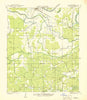 Campti SW Louisiana Historical topographic map, 1:31680 scale, 7.5 X 7.5 Minute, Year 1937