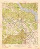 Campti Louisiana Historical topographic map, 1:62500 scale, 15 X 15 Minute, Year 1948