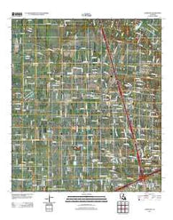 Carencro Louisiana Historical topographic map, 1:24000 scale, 7.5 X 7.5 Minute, Year 2012