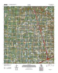 Carencro Louisiana Historical topographic map, 1:24000 scale, 7.5 X 7.5 Minute, Year 2012