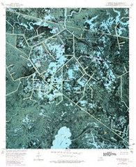 Carencro Bayou Louisiana Historical topographic map, 1:24000 scale, 7.5 X 7.5 Minute, Year 1974