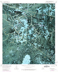 Carencro Bayou Louisiana Historical topographic map, 1:24000 scale, 7.5 X 7.5 Minute, Year 1974