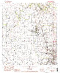 Carencro Louisiana Historical topographic map, 1:24000 scale, 7.5 X 7.5 Minute, Year 1983