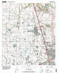 Carencro Louisiana Historical topographic map, 1:24000 scale, 7.5 X 7.5 Minute, Year 1998