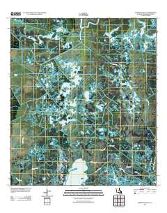 Carencro Bayou Louisiana Historical topographic map, 1:24000 scale, 7.5 X 7.5 Minute, Year 2012