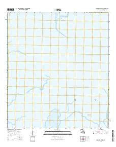 Carencro Bayou Louisiana Current topographic map, 1:24000 scale, 7.5 X 7.5 Minute, Year 2015