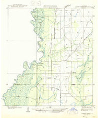 Carter Creek Louisiana Historical topographic map, 1:31680 scale, 7.5 X 7.5 Minute, Year 1947