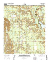 Carterville Louisiana Current topographic map, 1:24000 scale, 7.5 X 7.5 Minute, Year 2015