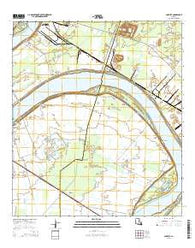Carville Louisiana Current topographic map, 1:24000 scale, 7.5 X 7.5 Minute, Year 2015