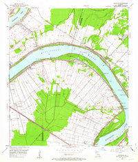Carville Louisiana Historical topographic map, 1:24000 scale, 7.5 X 7.5 Minute, Year 1953