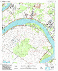 Carville Louisiana Historical topographic map, 1:24000 scale, 7.5 X 7.5 Minute, Year 1992