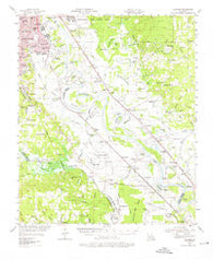 Caspiana Louisiana Historical topographic map, 1:62500 scale, 15 X 15 Minute, Year 1955