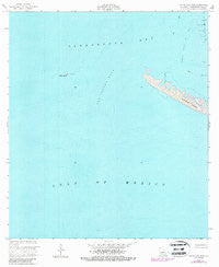 Cat Island Pass Louisiana Historical topographic map, 1:24000 scale, 7.5 X 7.5 Minute, Year 1953