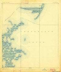 Cat Island Mississippi Historical topographic map, 1:62500 scale, 15 X 15 Minute, Year 1893