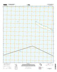 Cat Island Pass Louisiana Current topographic map, 1:24000 scale, 7.5 X 7.5 Minute, Year 2015