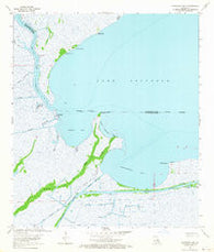 Catahoula Bay Louisiana Historical topographic map, 1:24000 scale, 7.5 X 7.5 Minute, Year 1963